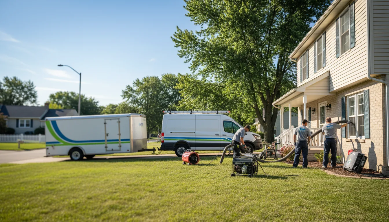 Flooded Basement Restoration And Cleanup With Repair in Mccallsburg, IA near me